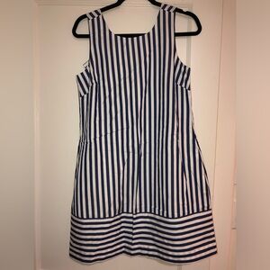 NWT - Vineyard Vines. Royal Ocean & White stripe dress. Women’s Size 4.